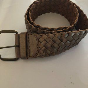 Fossil Leather Weaved Belt